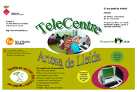 Triptic Telecentre Artesa de Lleida